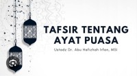 TAFSIR AYAT TENTANG PUASA