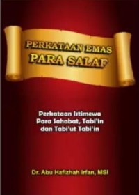 PERKATAAN EMAS SALAF