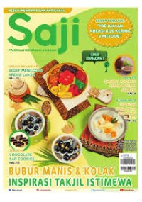 Tabloid Saji Edisi 487 Panduan Memasak & Usaha Bubur Manis & Kolak